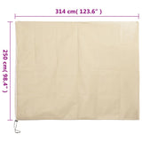 ZNTS Plant Fleece Covers with Zip 2 pcs 70 g/m² 3.14x2.5 m 3203532