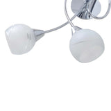 Ceiling Lamp with Glass Shades for 5 E14 Bulbs 241480