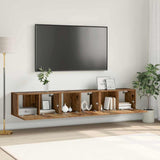TV Cabinet Set 3 pcs Brown 60 x 30 x 30 cm Engineered Wood 875166