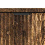 Bathroom Furniture Set with Drawer with Shelf 3 pcs Smoked Oak 3393108