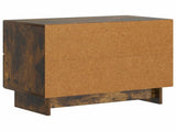 Bedside Cabinet Smoked Oak 62 x 34.5 x 47.5 cm Engineered Wood 893860
