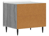 Bedside Cabinet Grey Sonoma 43 x 34.5 x 52 cm Engineered Wood 894347