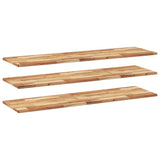 Floating Shelves 3 pcs 160x40x2 cm Oil Finished Solid Wood Acacia 3279573