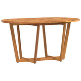 Garden Dining Table Oval 150x90x75 cm Solid Wood Acacia 4108136