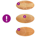 Table Top Light Brown 80x40x2 cm Solid Wood Oak Oval 4009045