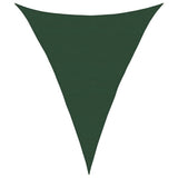 Sunshade Sail 160 g/m Dark Green 5x6x6 m HDPE 311483