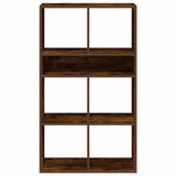 Book Cabinet Smoked Oak 66x31x112 cm Engineered Wood 860305