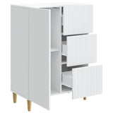 Sideboard with Drawer White 66 x 34.5 x 90 cm Engineered Wood 894625