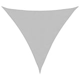 Sun Shade Sail Light Grey 5x5x5 m 100% Polyester Oxford 4000922