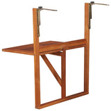 44118 Hanging Balcony Table 64,5x44x80 cm Solid Acacia Wood