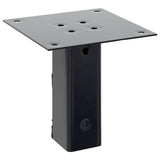 Post Bases Square 12 pcs Anthracite 51x51 mm Powder-coated Steel 42000021