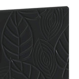 Wall-Mounted Headboard DELFT Black Engineered Wood 897196