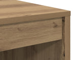 Desk with Drawer with Shelf with Storage 2 pcs Artisan Oak 3337312