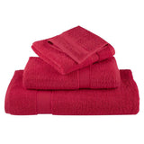 Premium Sauna Towels SOLUND 10 pcs Red 80x200 cm 600 gsm 137412