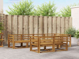 Outdoor Sofa Set 7 pcs Natural Solid Acacia Wood 3366517