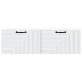 Wall-Mounted TV Cabinet White 98 x 31 x 30 cm Engineered Wood 898725