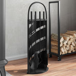 5 Piece Fireplace Tool Set 23x15x66 cm Steel 156378