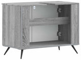 Bathroom Sink Cabinet BREDA Grey Sonoma 59.5 x 31.5x 59 cm 897451