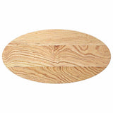 Table Top 80x40x2 cm Solid Wood Oak Oval 4009037