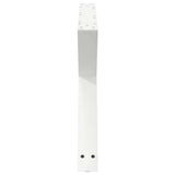 Coffee Table Legs 2 pcs White 70x cm Steel 4012713