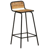 Bar Chairs 4 pcs Solid Mango Wood 321955