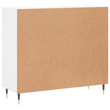 Sideboard White 90x34x80 cm Engineered Wood 828084