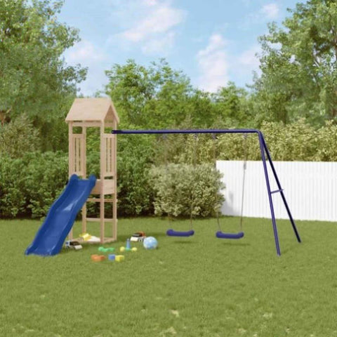ZNTS Outdoor Playset Solid Wood Pine 3155822