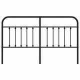 Metal Replace Headboard Black 160 cm 352613