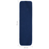 Anti Slip Stair Mats 15 pcs 75x20 cm Navy Blue Rectangular 340399