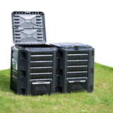 Garden Composter Black 1600 L 312275