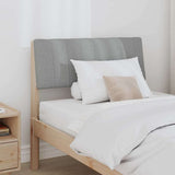 Upholstered Headboard Light Grey 80 cm Solid Pine Wood 879254