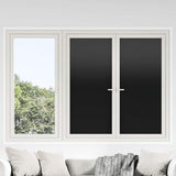 Window Films 3 pcs Static Frosted Black PVC 3208955
