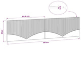 Wall-Mounted Headboard HOORN Concrete Grey Engineered Wood 897388
