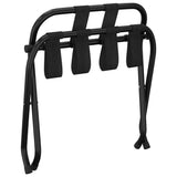 Luggage Rack with Backrest Black 56x39x52 cm 153075