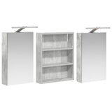 Bathroom Cabinet Set 3 pcs 100 x 10.5 x 50 cm Engineered wood 3403691