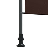 Outdoor Roller Blind Brown 120 x 270 cm 42037126