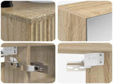 Bathroom Furniture Set 6 pcs Sonoma Oak 3407129