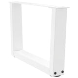 Coffee Table Legs V-Shape 2 pcs White 60x cm Steel 4012613
