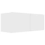 4 Piece TV Cabinet Set White Engineered Wood 3114598