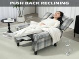 160&deg Reclining Armchair, with Footrest - Grey T3398P344476