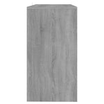 Console Table Grey Sonoma 89x41x76.5 cm Engineered Wood 813000