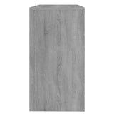 Console Table Grey Sonoma 89x41x76.5 cm Engineered Wood 813000