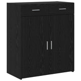 Storage Cabinet Black oak 80 x 42.5 x 93.5 cm Engineered wood 3365601