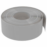 Garden Edging 25 m 20 cm PE Grey 42036851