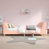 Children's Bed Frame with Headboard Pink 90 x 190 cm 42010875