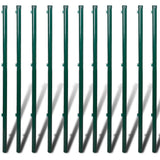 Chain Link Fence with Posts Spike Steel 0,8x25 m 140753