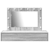 Dressing Table Grey 100 x 40 x 70 cm Engineered Wood 865240