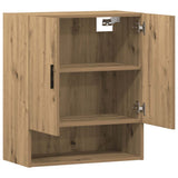 Wall Cabinet Artisan Oak 60x31x70 cm Engineered Wood 857297