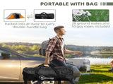 Large Camping Tent Tunnel Tent with 2 Bedroom and Living Area, 2000mm Waterproof, Portable with Bag T3398P349001