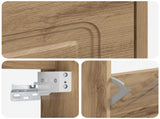 Wall-Mounted Shoe Cabinet UTRECHT 71 x 17 x 86 cm Artisan Oak 897744